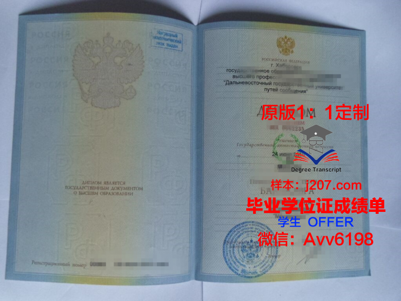俄罗斯科学院远东分院自动化与过程控制研究所毕业证模板(俄罗斯自动控制专业)