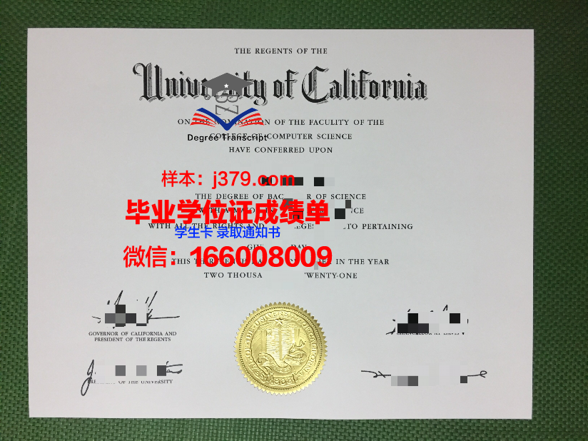 赛格德大学毕业证展示