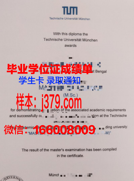 慕尼黑应用技术大学研究生毕业证(慕尼黑工业大学研究生要求)