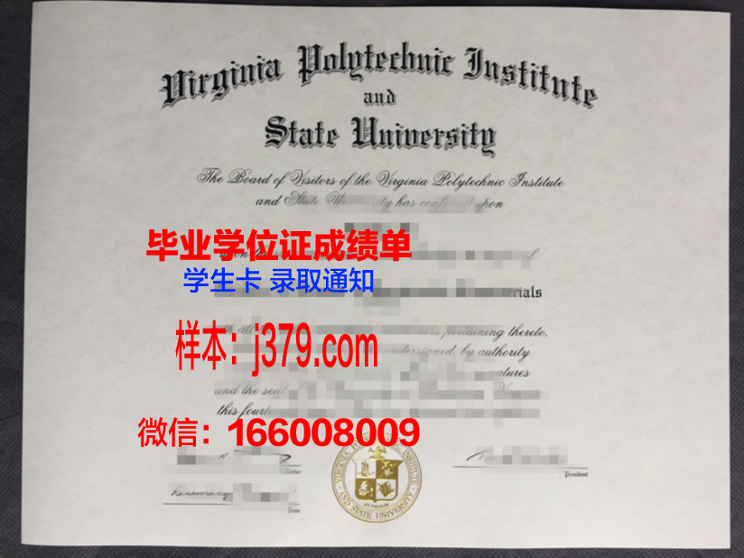 弗吉尼亚理工大学毕业证定制:传承与创新的完美结合