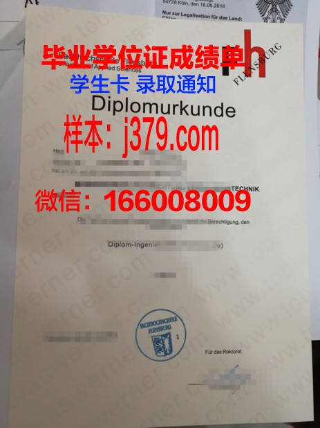弗伦斯堡欧洲大学毕业文凭