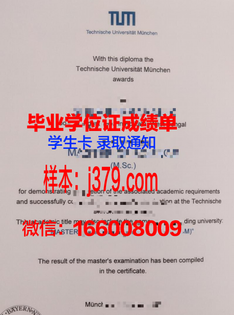 慕尼黑工业大学毕业证照片(慕尼黑工业大学本科毕业率)