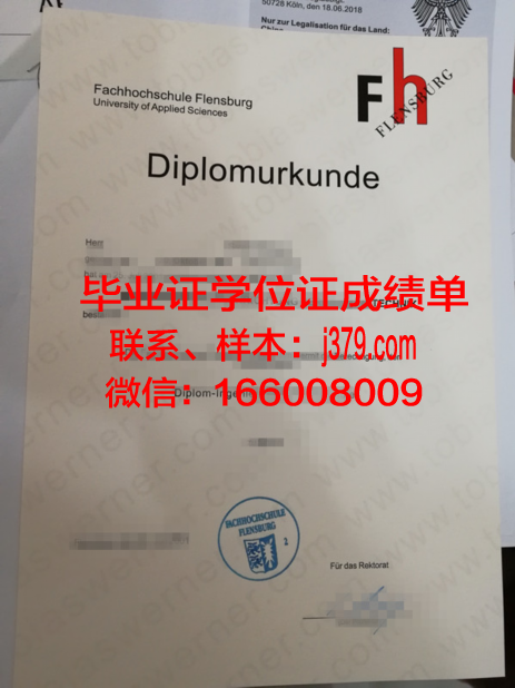 弗伦斯堡应用技术大学学位证定制:专业、严谨、高品质的保证