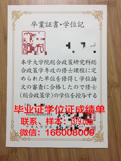 恰尔肯德中央大学研究生毕业证书