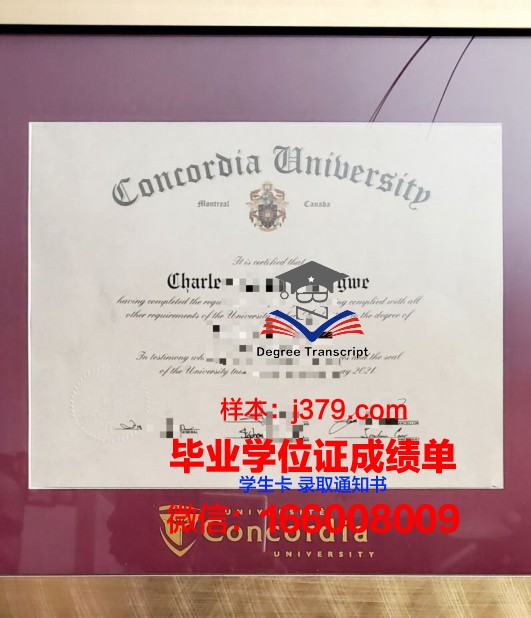 康考迪亚大学(威斯康星州)毕业证尺寸(康考迪亚大学就读感受)