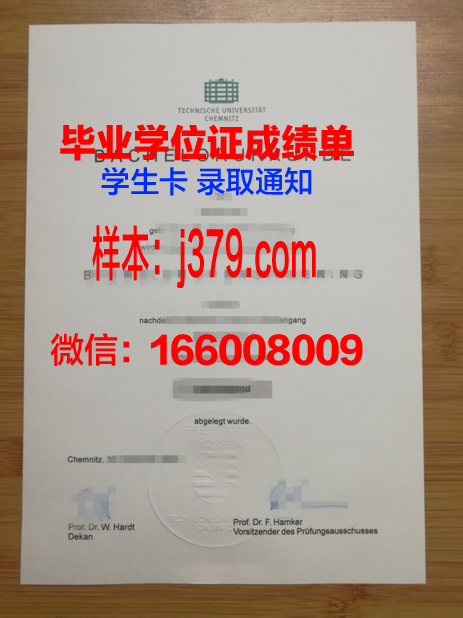 开姆尼茨工业大学的毕业证啥样(开姆尼茨大学好吗)
